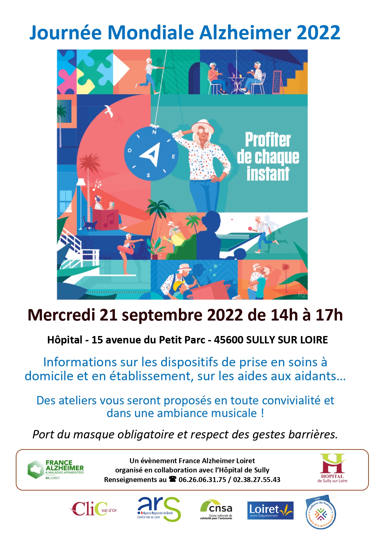 Journée Mondiale Alzheimer 2022 - Hôpital De Sully | Germigny-des-Prés